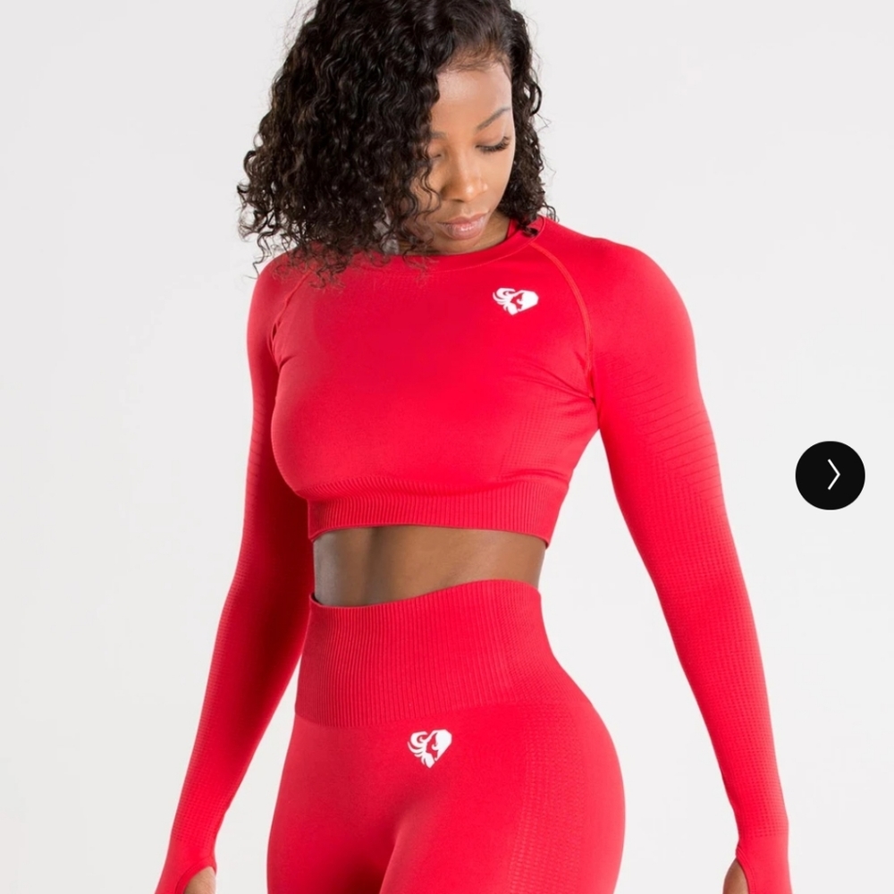 Women's Best Power Seamless Long Sleeve Crop Top